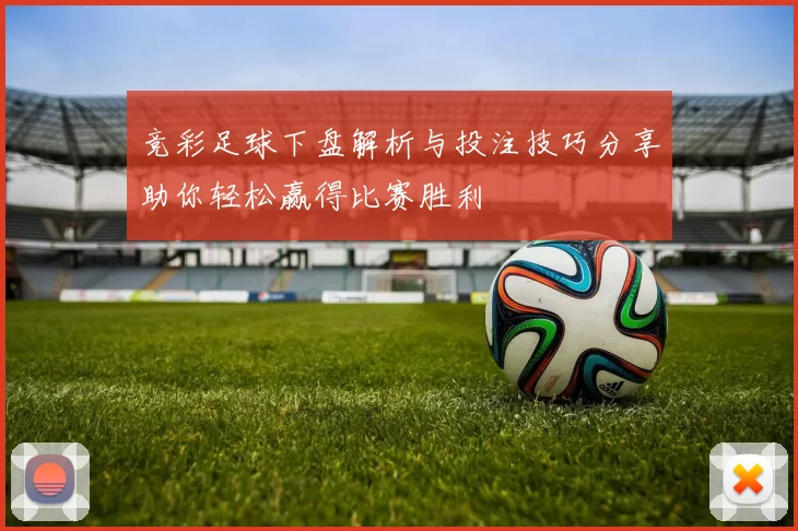 竞彩足球下盘解析与投注技巧分享助你轻松赢得比赛胜利